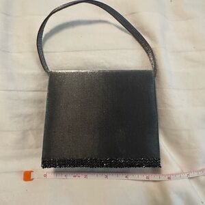 Elegant Grey Evening Wristlet
